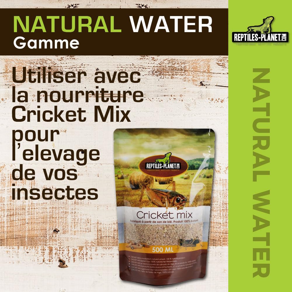 Reptiles Planet - Natural Water - Billes d'Eau Gélifiée - 500 ml