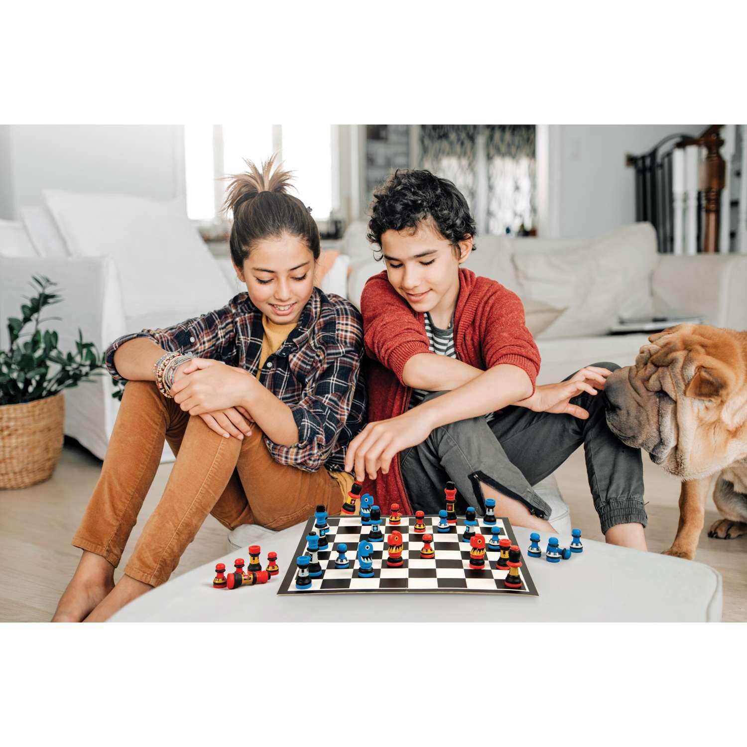 4M KidzLabs 403452 zmotoryzowana gra w szachy, wielokolorowa