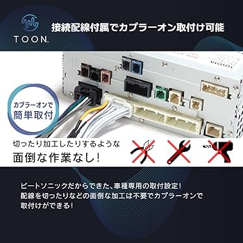 Amazon | ビートソニック 純正オーディオ良音キット DSP機能付きアンプ