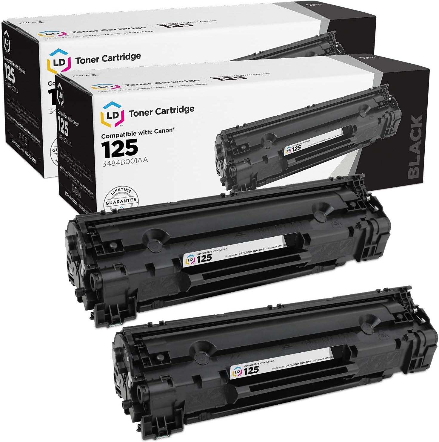 Canon Ftb Ql 10 Toner Neri Compatibili Canon CRG125 Per ImageClass LBP6000 LBP6030w MF3010 - Lotto Convenienza Ricambi Stampante Laser Canon