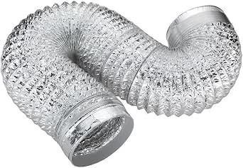 4 Inch Flexible Aluminum Dryer Vent Hose 10 Ft MyLifeUNIT 4-Inch