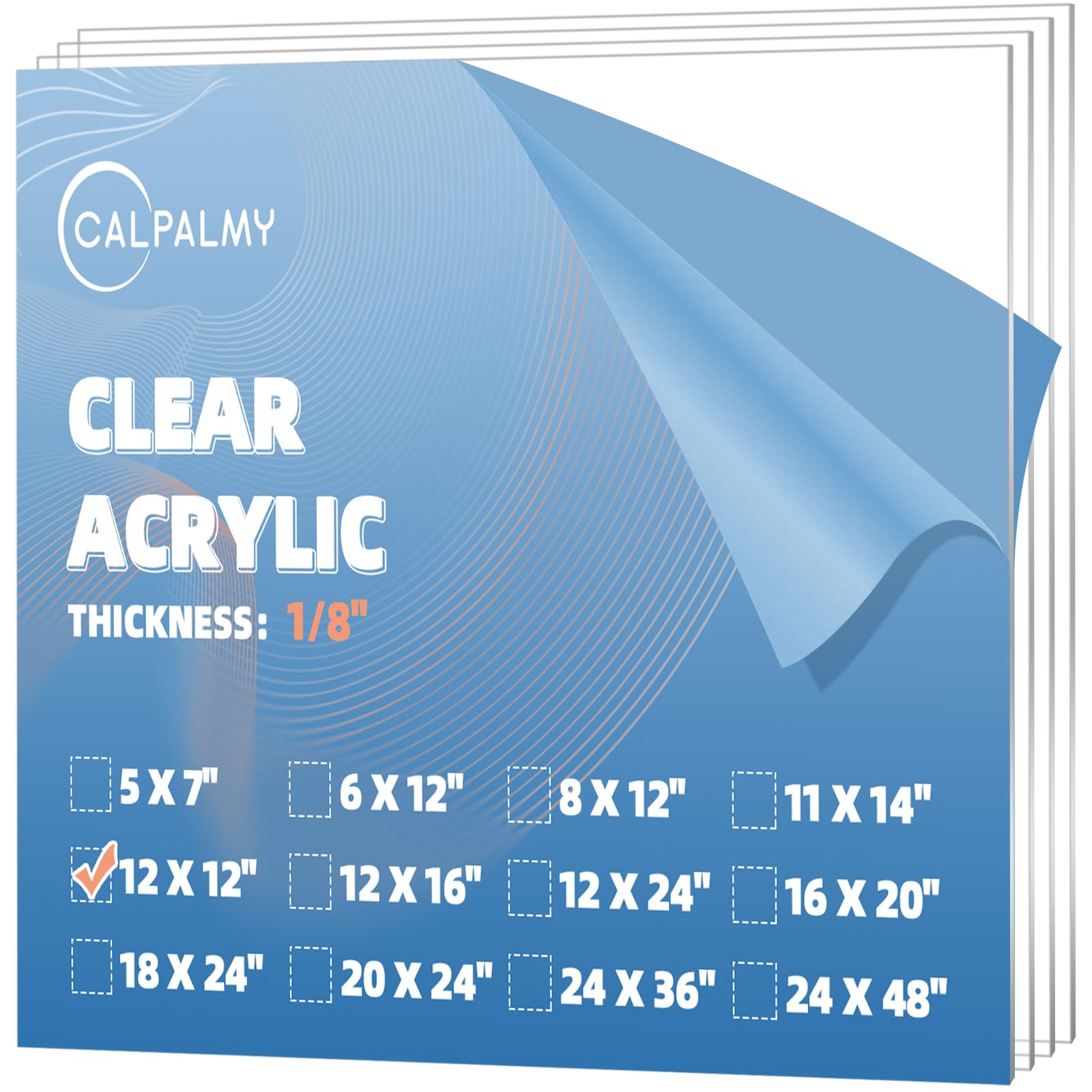Clear Acrylic Sheets - 12" x 16" Pack of 2 -20 Clear Acrylic Sheets - 12" x 16" Pack of 2 -20