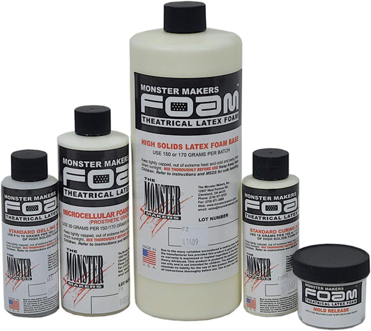 The Monster Makers Complete Foam Latex Kit: 1 Quart (Prosthetic Grade)