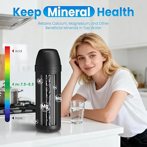 Miniatura 10 de Filtro de agua para debajo del fregadero, filtro de agua para fregadero de cocina, se conecta directamente bajo el mostrador al grifo de la cocina,
