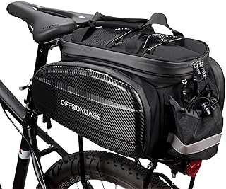 Bolsas de bicicleta para bicicletas, soporte trasero de 20/32 L, carcasa dura, impermeable, bolsa de maletero para bicicletas eléctricas, alforjas, cubierta de lluvia y correa de hombro