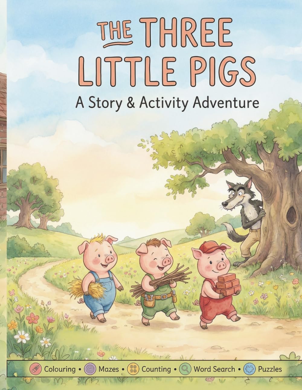 The Three Little Pigs: A Story & Activity Adventure (Fairy Tales Activity Adventures)