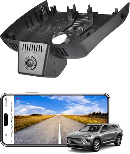 Miniatura 20 de Cámara de tablero 4K personalizada para Buick Envision 2016-2020 (modelo B), aspecto OEM integrado, video UHD 2160P, WiFi integrado, sensor G