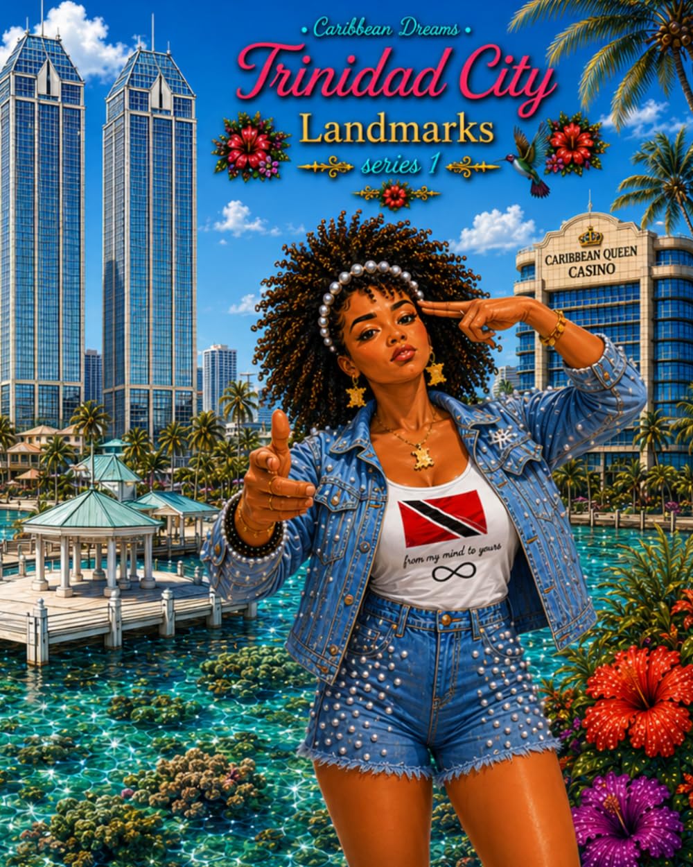 Caribbean Ocean Dreams Trinidad City Landmarks Series 1 (Caribbean Dreams Collection)