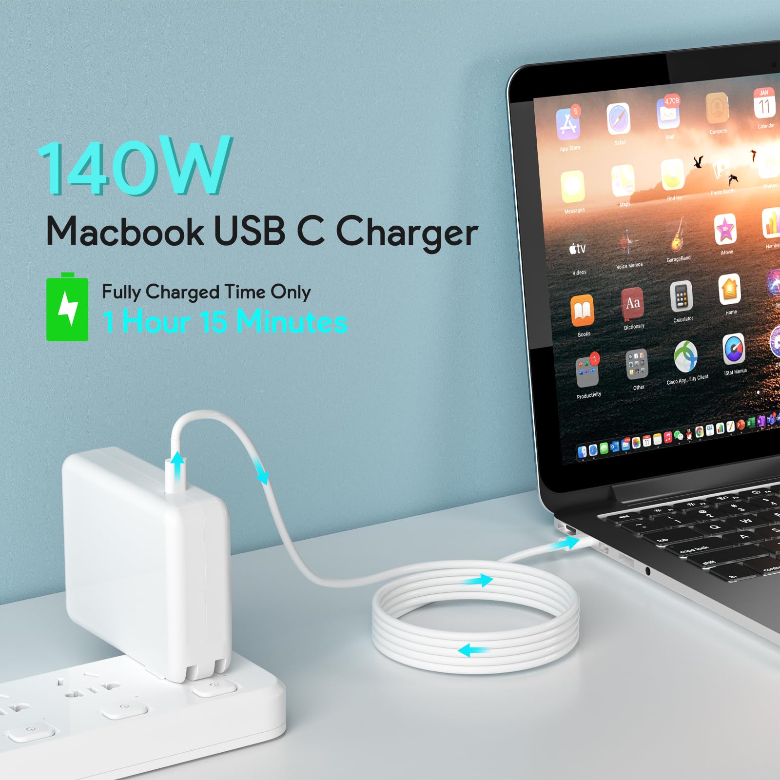 Amazon.com: Mac Book Pro Charger - 140W USB C Charger Fast Charger