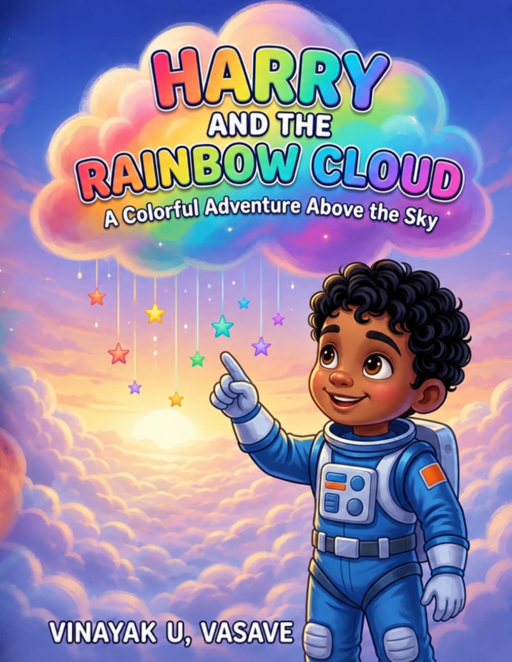 HARRY AND THE RAINBOW CLOUD: A Colorful Adventure Above The Sky.
