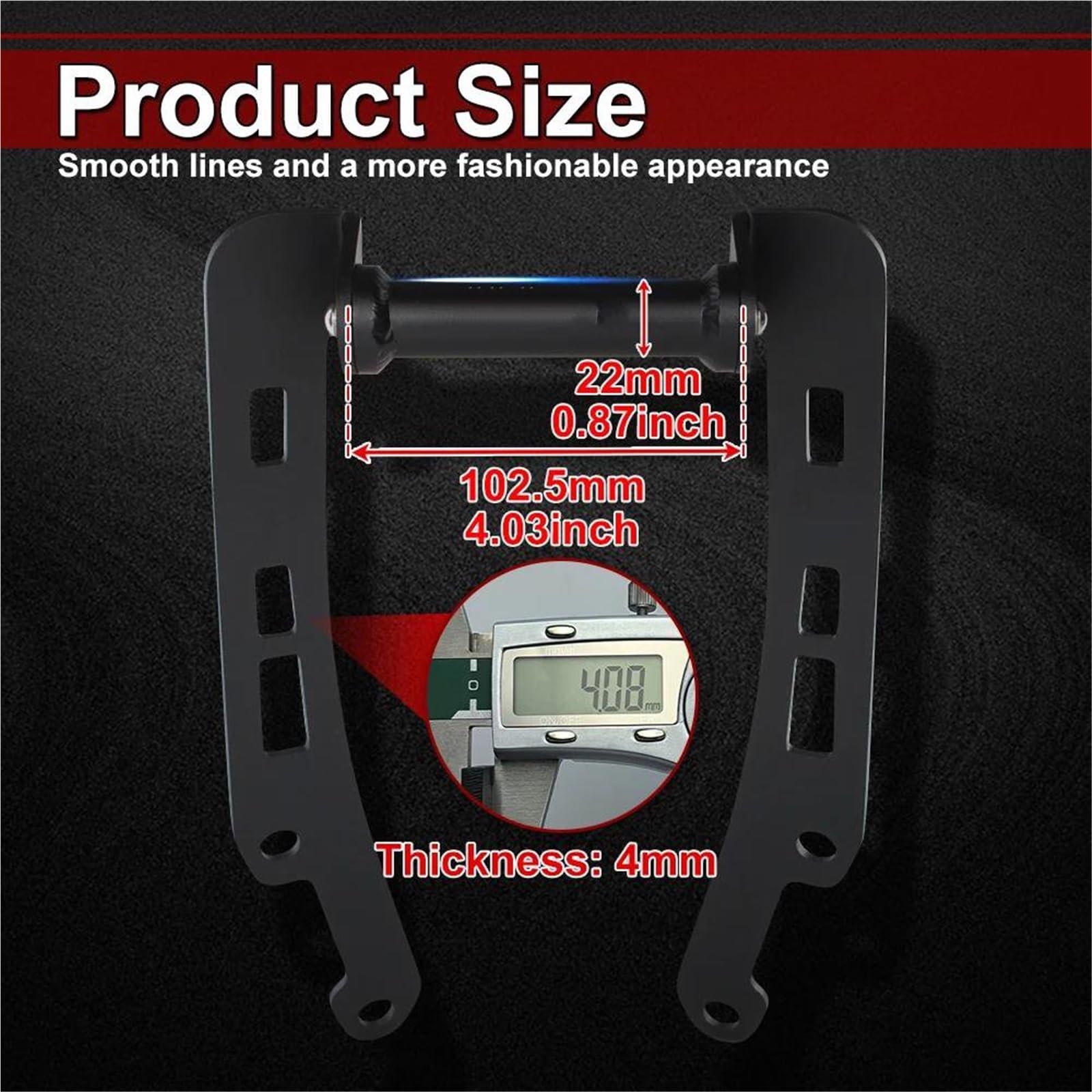 YESKIT Support Téléphone Navigation Moto Plaque GPS pour Suzuki GSX-S1000 GT pour Plus 2022 – 2024 Arceau sécurité