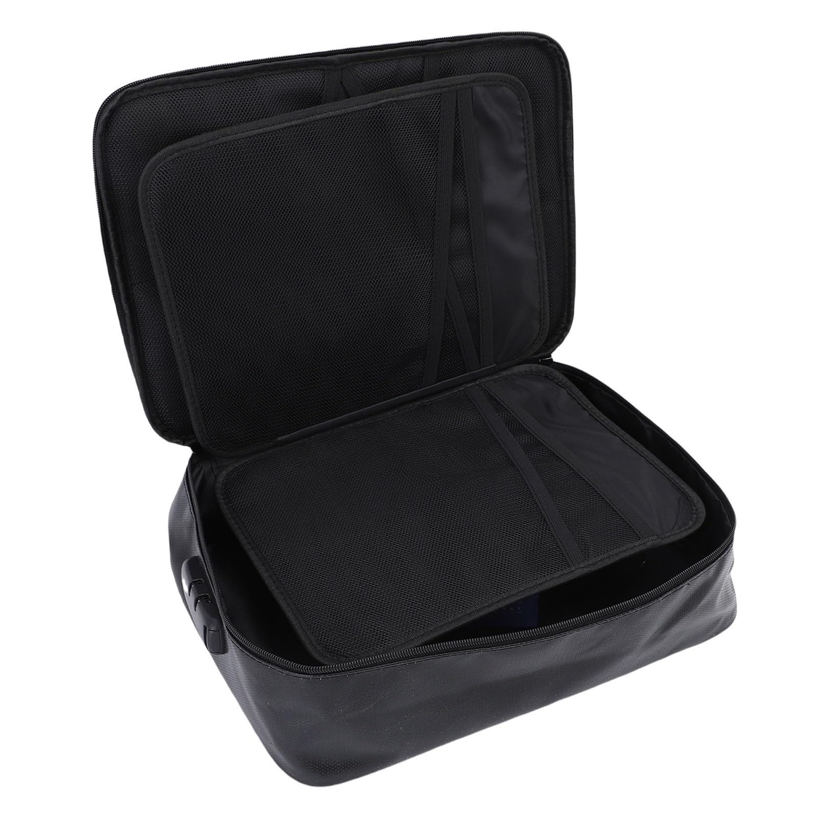 Generic Borsa Portadocumenti Ignifuga con Chiusura Codificata Cerniera Impermeabile per Proteggere Documenti Importanti Durante il Viaggio Fibra di Vetro Siliconica a 3 Strati 14,2 X 10,6 X 4 Pollici