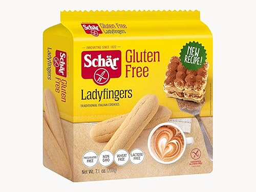 Schär sin gluten Ladyfingers 53 oz paquete de 4