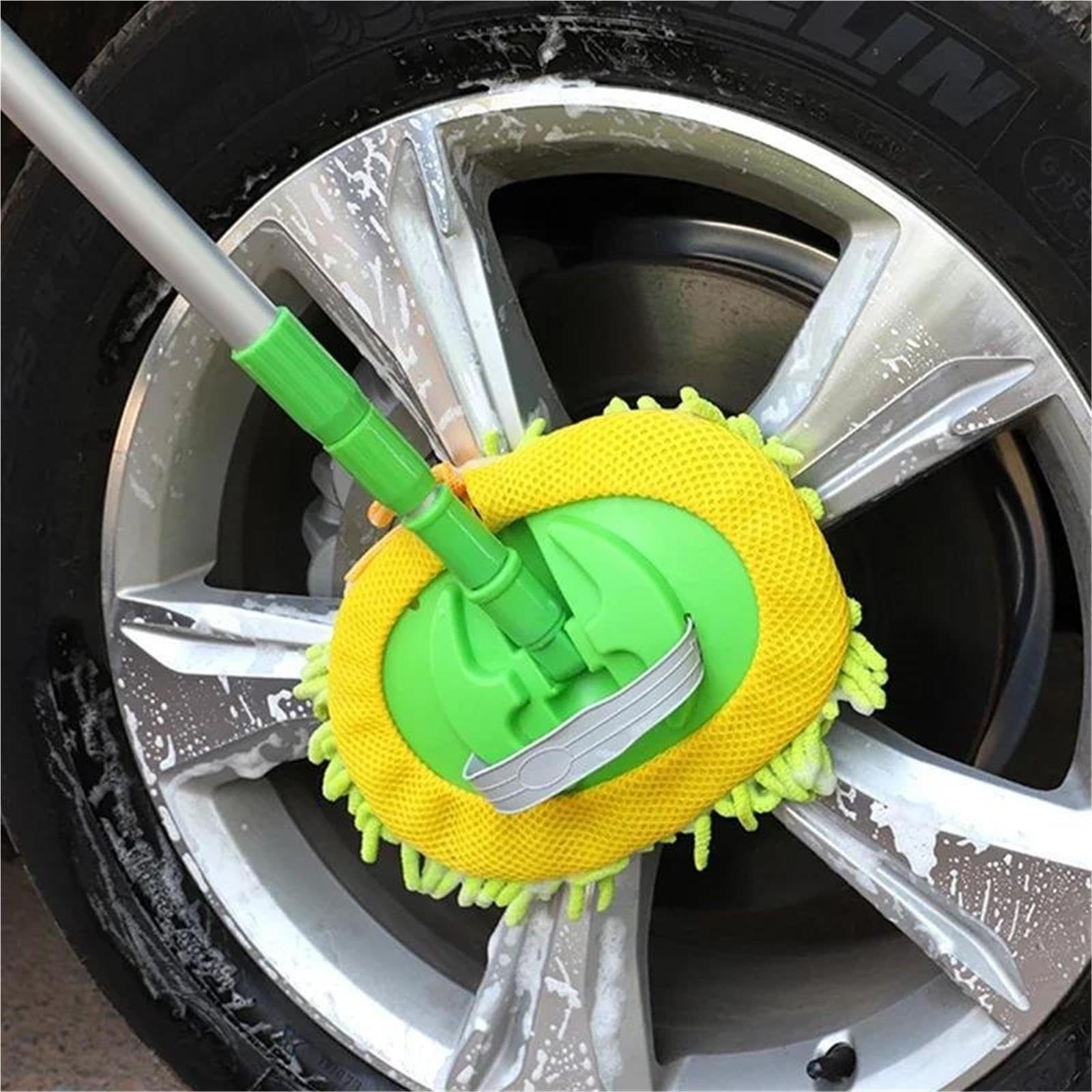 Mop for Lavare la Polvere for Auto in ciniglia 2 in 1
