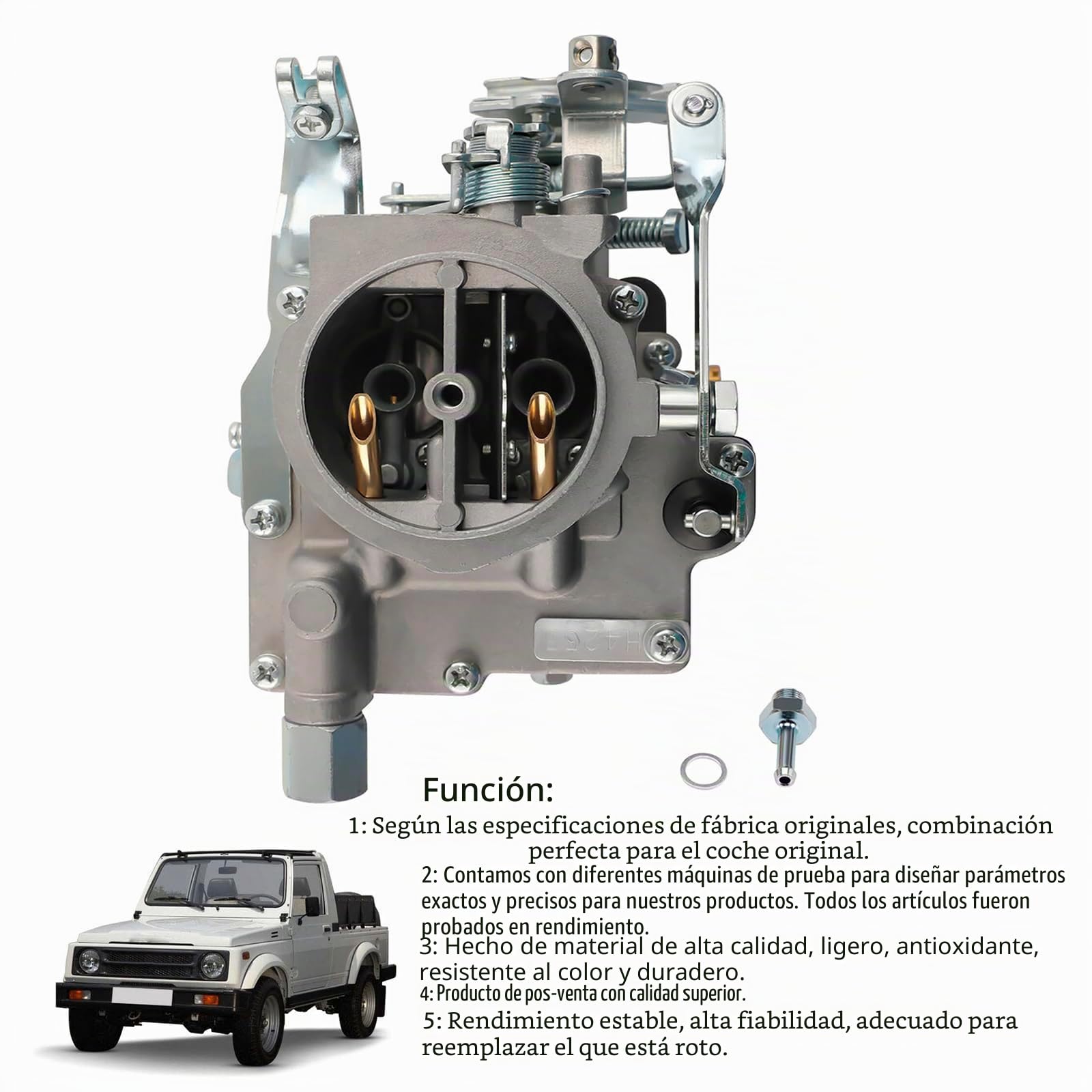 Carb Carby Carburetor Fit para Suzuki Jimny Samurai 1986-1988 1.3L SJ413 JA51 Sierra
