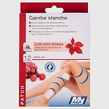 My Doct Plasters for Swollen and Tired Legs, 4 x 6.3 cm, Colour, Pieces, White, 12 Units