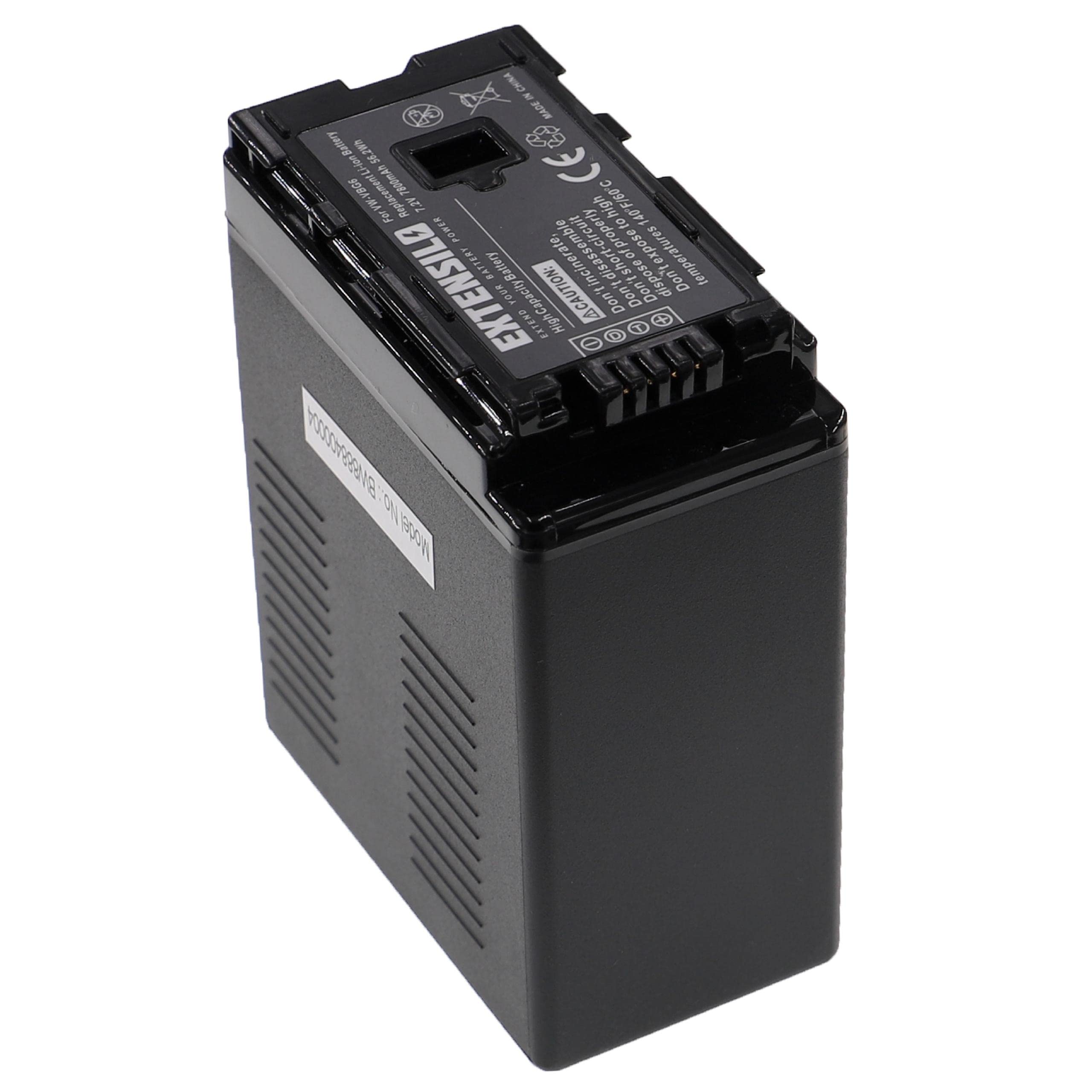 3X Batterie Remplacement pour Panasonic VW-VBG6