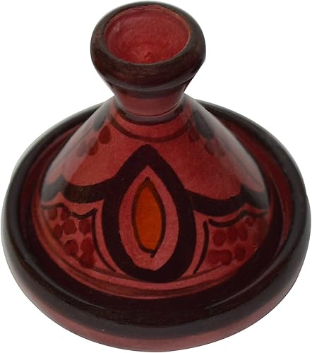 Miniatura 3 de Contenedor de condimento de tajín marroquí hecho a mano con soporte para especias