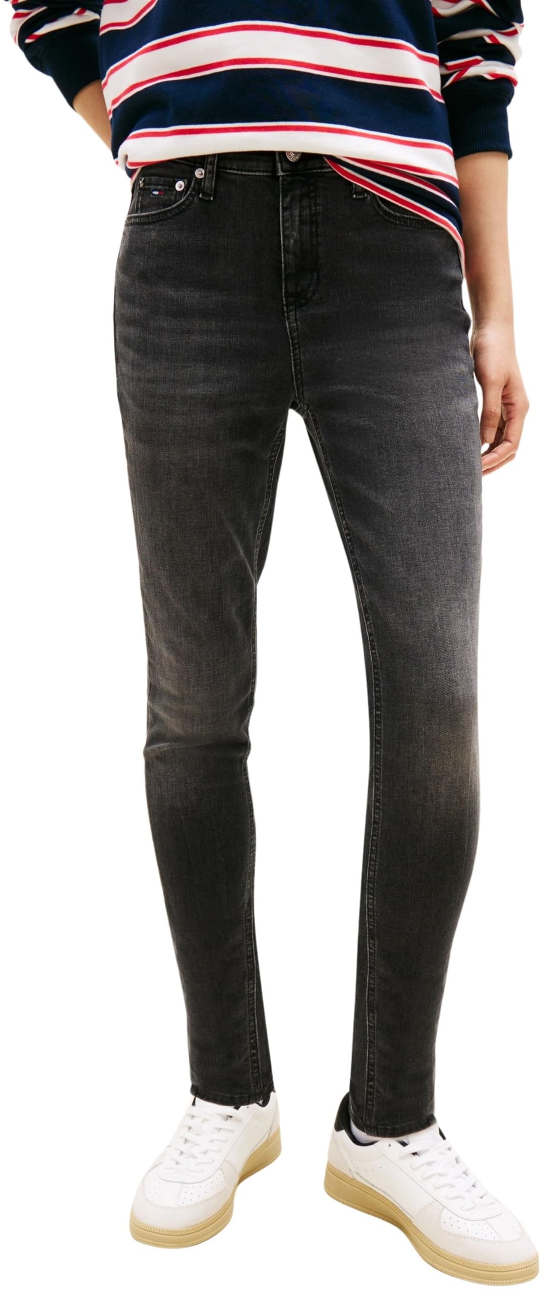 Tommy Jeans Damen Eng anliegend Nora Mr Skny Ah1280 Dw0dw22661