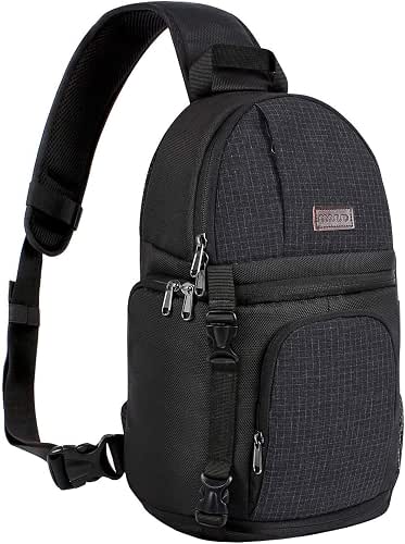 MOSISO Camera Sling Bag, DSLR/SLR/Mirrorless Camera Case Shockproof Photography Camera