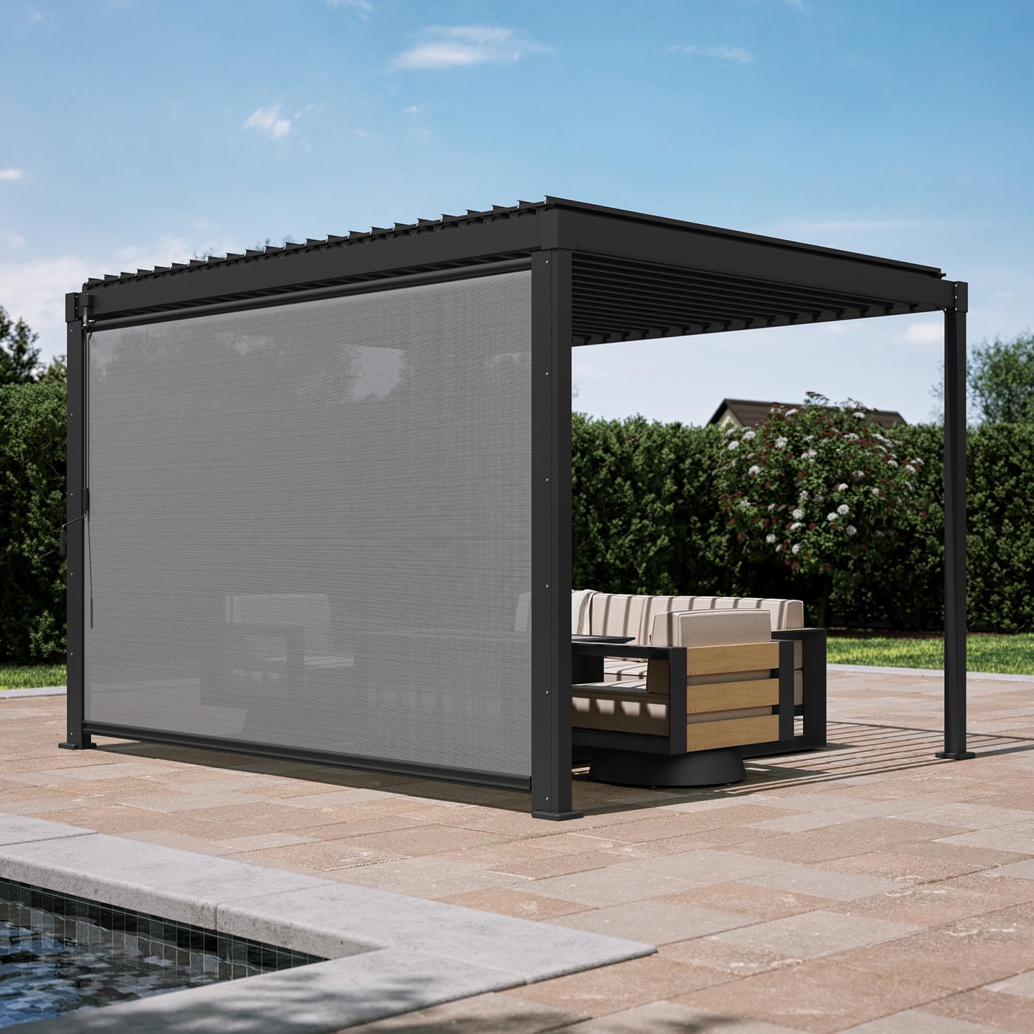MIRADOR 80S 10x12 Louvered Pergola