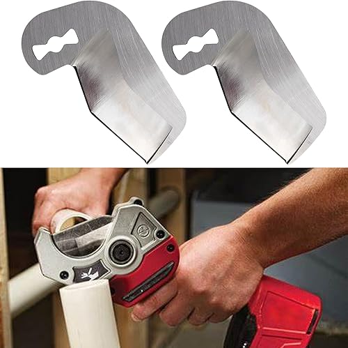 Miniatura 8 de 2 piezas 48-44-0405 PVC repuesto cuchilla de corte cortador de tubería de repuesto para tubería de plástico Milwaukee 2470-20, 2470-21 Aplicar a