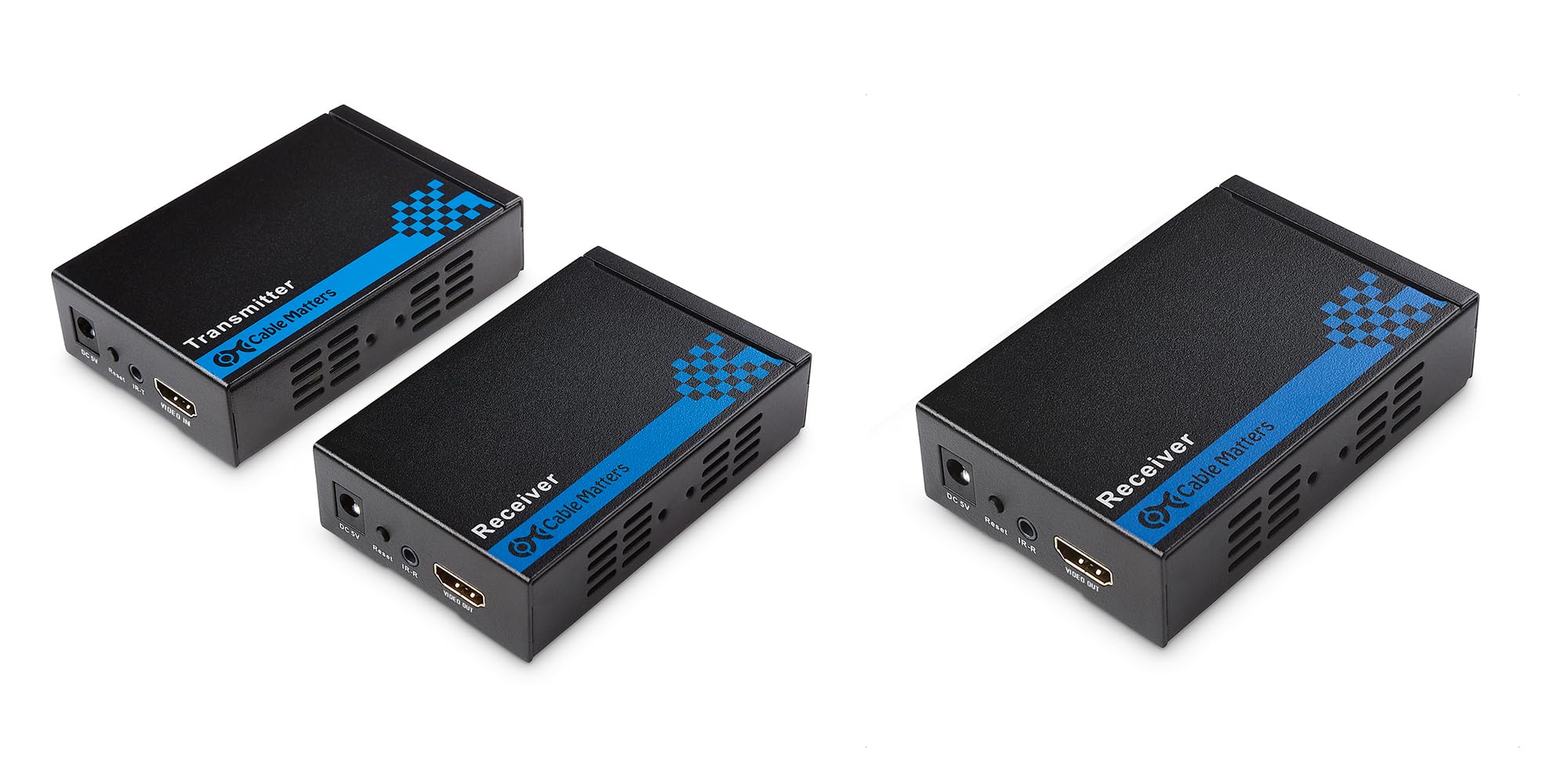 Amazon.com: Cable Matters Wall Mount HDMI Extender with TCP/IP Support ...