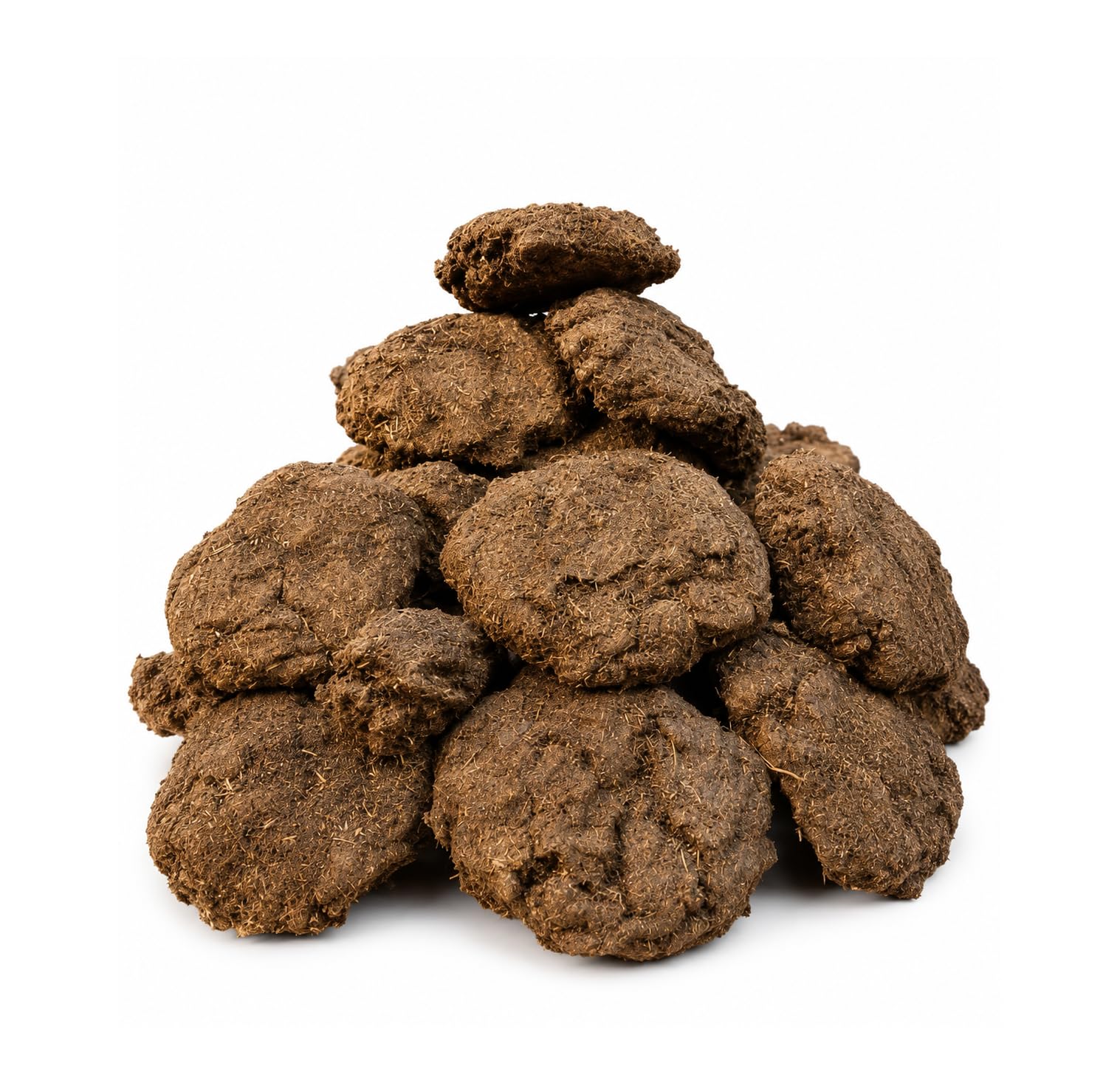 Pure Cow Dung Cake 100% Natural Chemical Free, 15-16 cm | for Pooja & Havan, High Calorific Value, Sun-Dried, Organic Manure, Smokeless Burning-picture-32