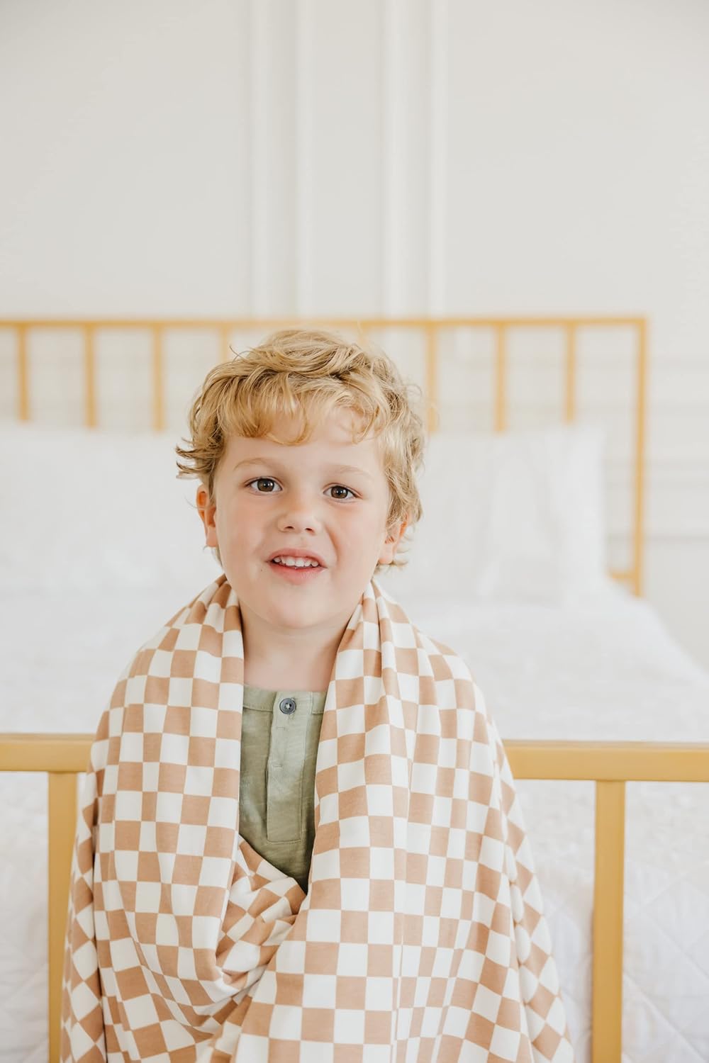 Copper Pearl Vance Three-Layer Baby Blanket: Soft Quilts for Boys & Girls | Breathable, Cozy Toddler Blanket | Premium Polyester/Rayon | 46x46 - Image 5