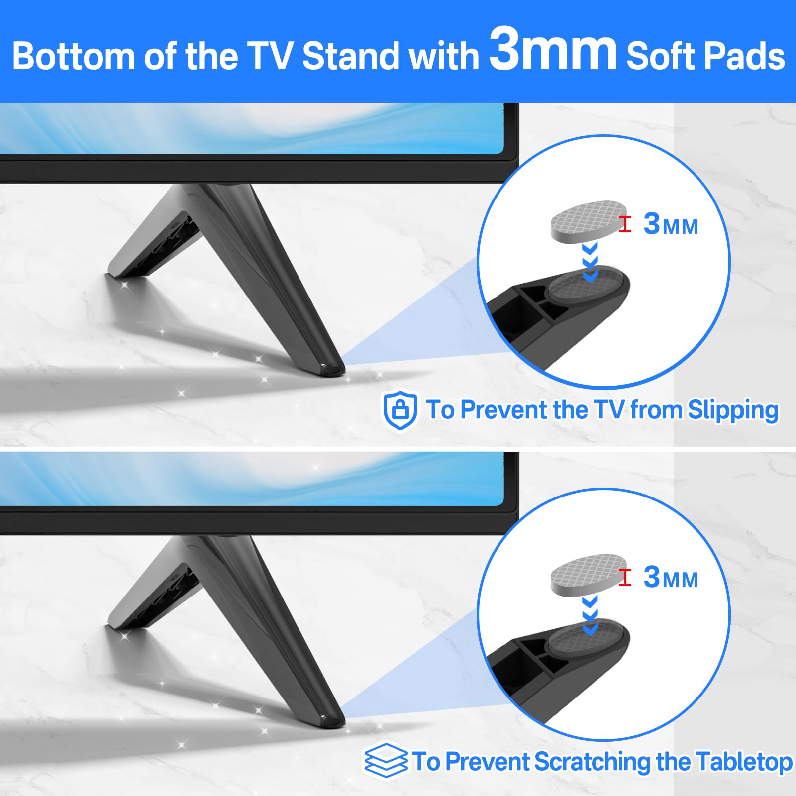 Stand Base Pedestal LD3960-SJ30-01 For ONN TV 100012584 - Foto 11