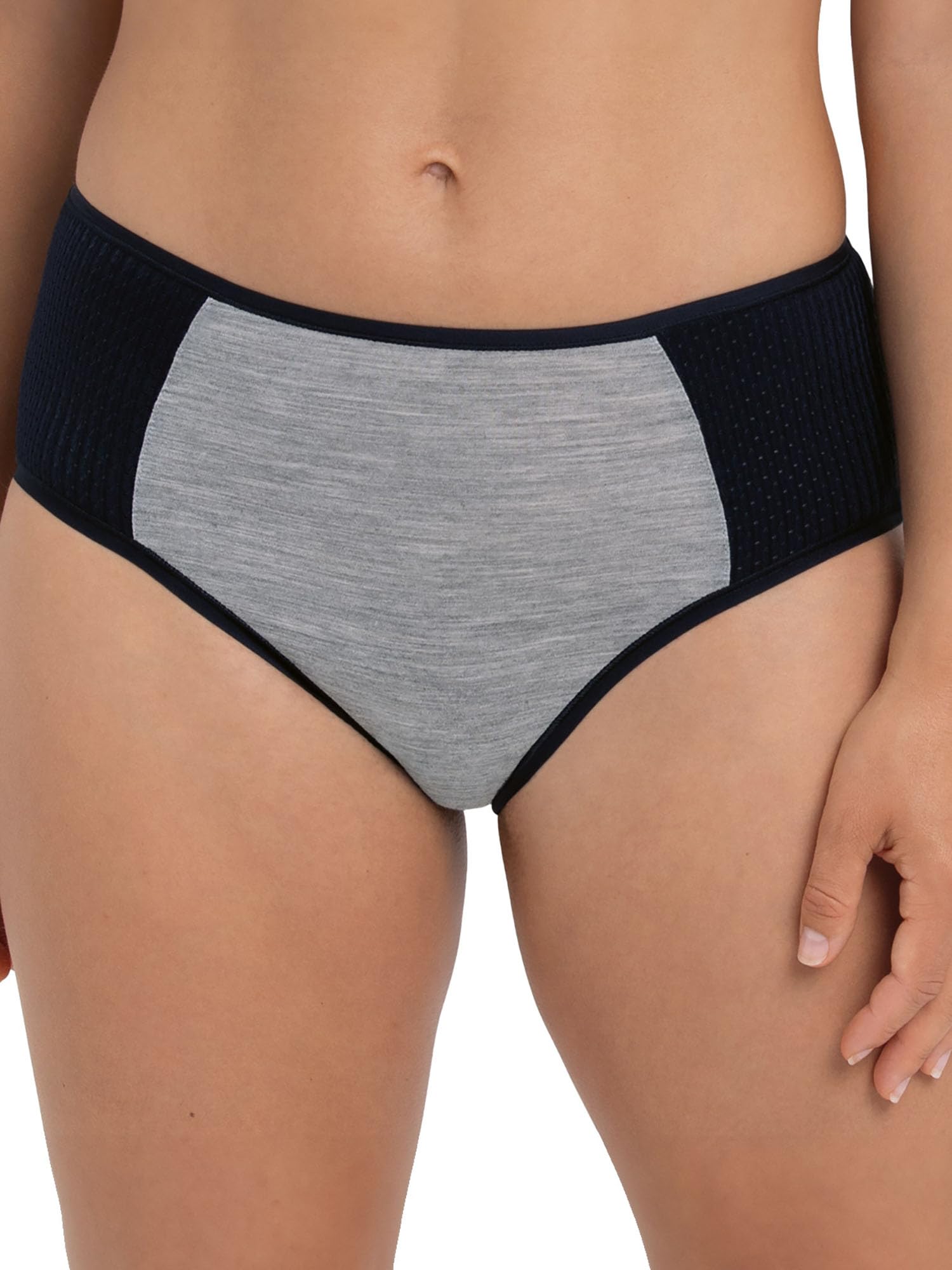 Anita PanAlp Wool Sports Panty High Waist+ – Damen Sport Slip mit Merinowolle, hoher Bund