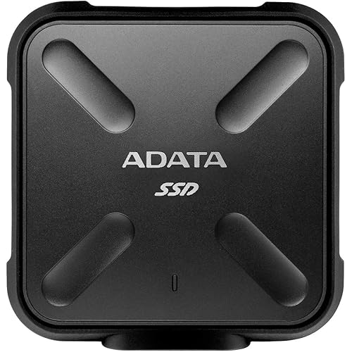 ADATA SD700 3D NAND 256GB Ruggedized Water/Dust/shock Proof External Solid State Drive BLACK (ASD700-256GU3-CBK)