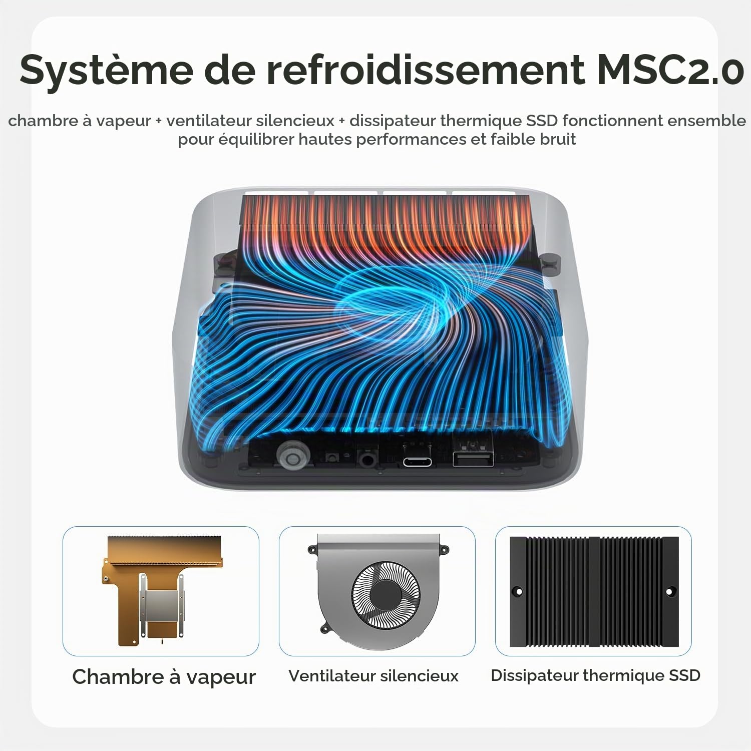 Beelink Mini PC SER10 Max, AMD Ryzen AI 9 HX 470 (12C/24T jusqu'à 5,2 GHz), 32 Go de RAM DDR5, SSD PCIe 4.0 de 1 to, Mini PC Gaming, Triple Affichage 4K, HDMI/DP/USB 4.0, RJ45 10G/Wi-FI 6/BT 5.2