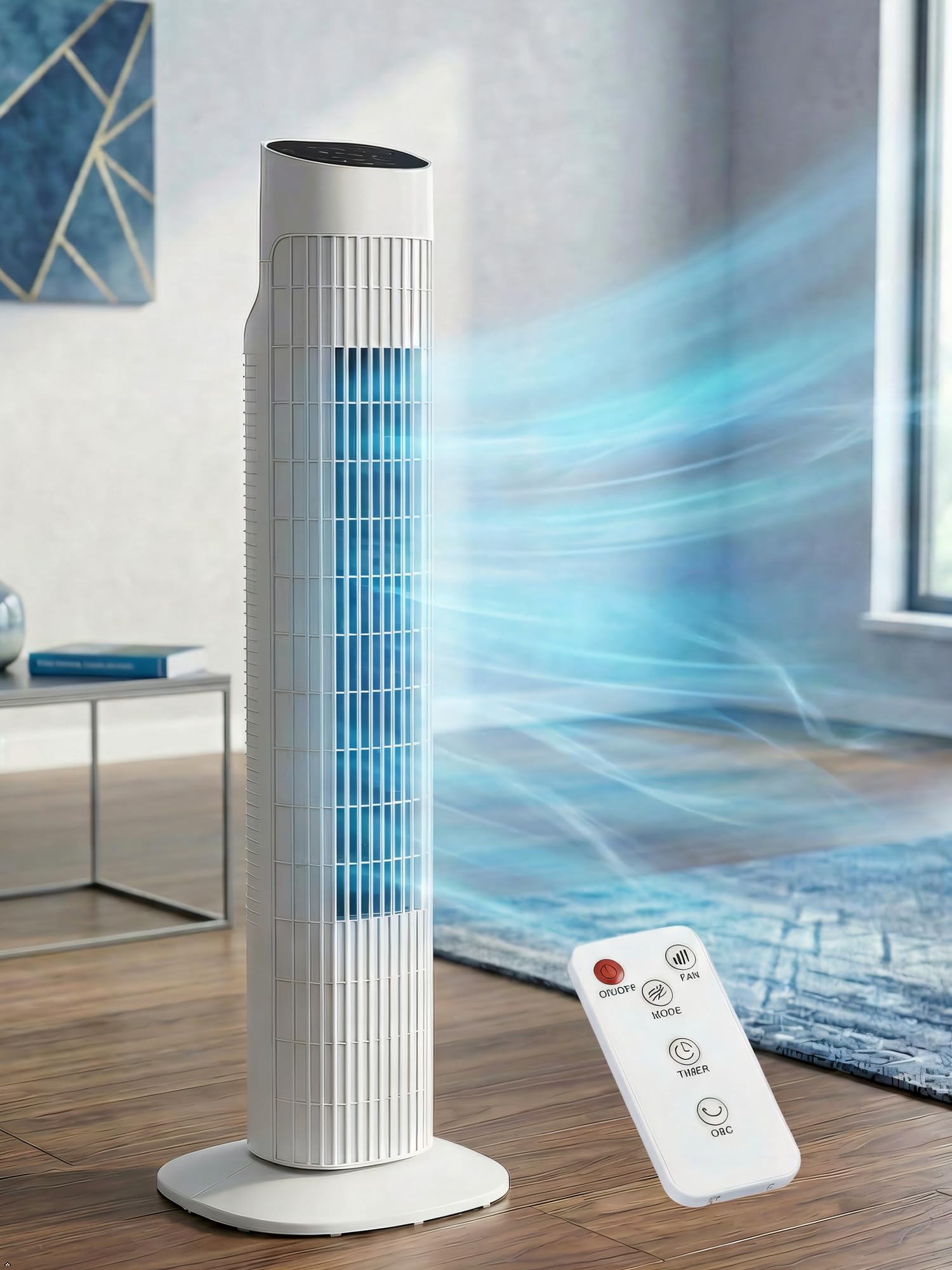 Uthfy 31 Inch Electric Tower Fan