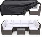 Patio Furniture Covers, Heavy Duty Outdoor Furniture Cover Waterproof, Sectional Sofa Set Covers Table and Chair Set Cover 108
