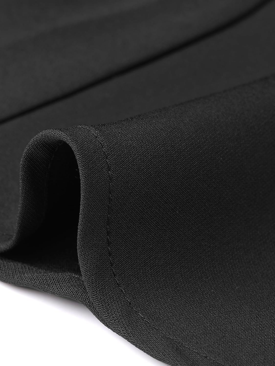 Allegra K Business Casual Tops for Women Summer Sleeveless Button Down Blouses Ruffle Hem Peplum Work Shirts with Belt - Image 5