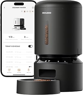 PETLIBRO Granary 5L WiFi Automatic Cat Dog Feeder - App Control, 10 Meals/Day, Freshness Seal, Low Food Alerts