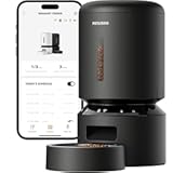 PETLIBRO Automatic Cat Feeder, 5G WiFi Automatic Dog Food Dispenser with Freshness Preservation, 5L Timed Pet Feeder with Low Food Sensor, Up to 10 Meals Per Day, Granary Black