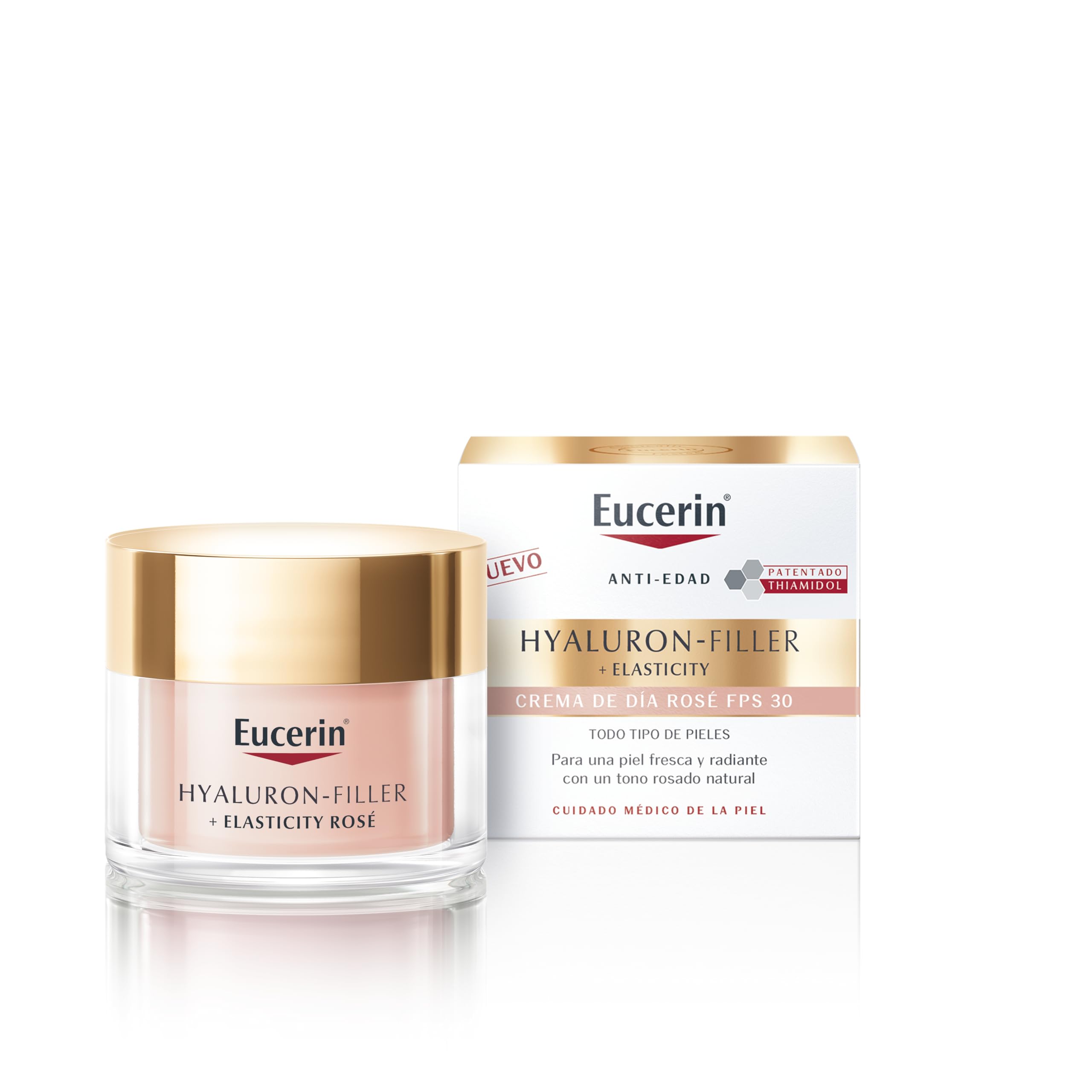 Hyalluron Filler+ Elasticity Crema Dia Rosé FP30 50ml
