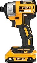 DEWALT Parafusadeira de Impacto com Brushless Motor 1/4 Pol. (6,35mm) 20V MAX* Ion-Litio 170 NM sem Carregador e sem Bateria DCF7871B