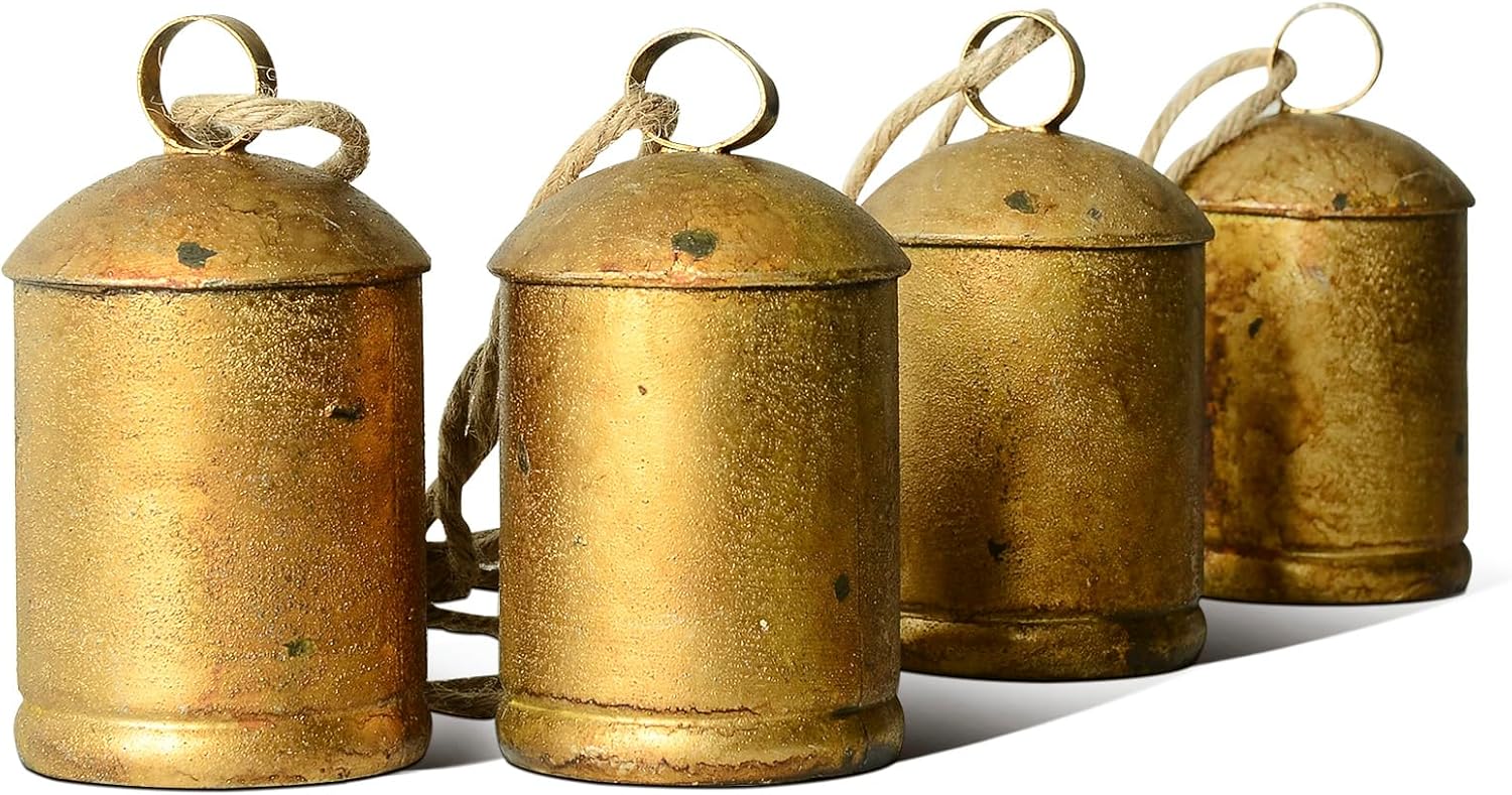Styleonme Decorative Bells, Christmas Bell, Metal Indoor
