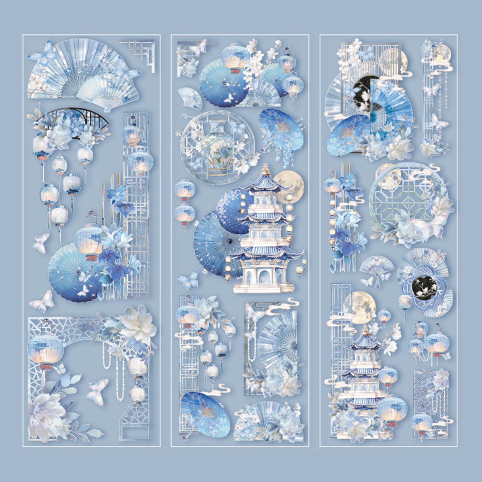 Kahdgss Type4 Decorative Scrapbooking Sticker Decoration Planner Sticker For Album Journal Art Card Making Scrapbook Stickers Artistic Journaling Book Aesthetic Decorative Scrapbook Stickers For Adults