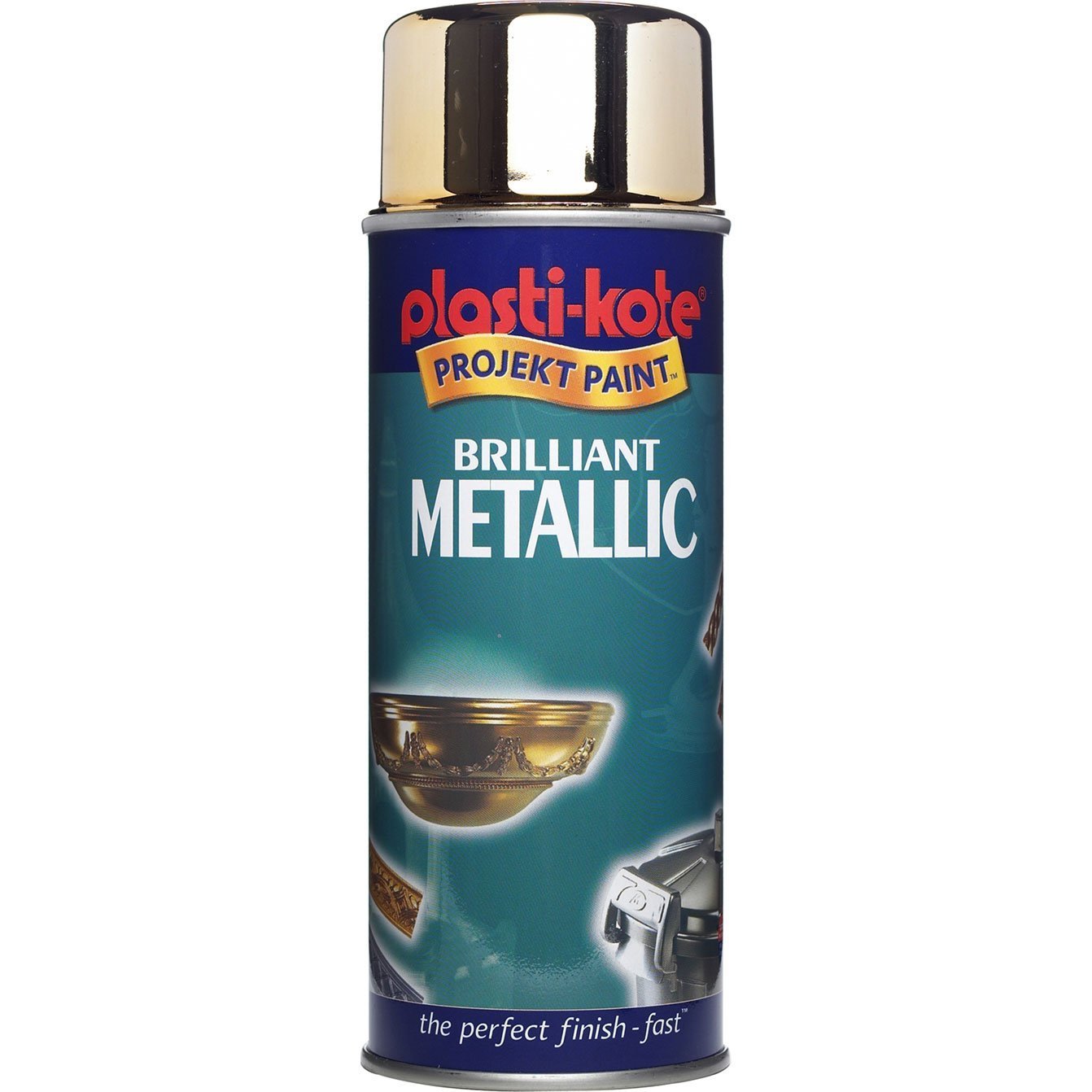Plastikote Gold Brilliant Metallic Spray 400 Ml Size 0.93916923612