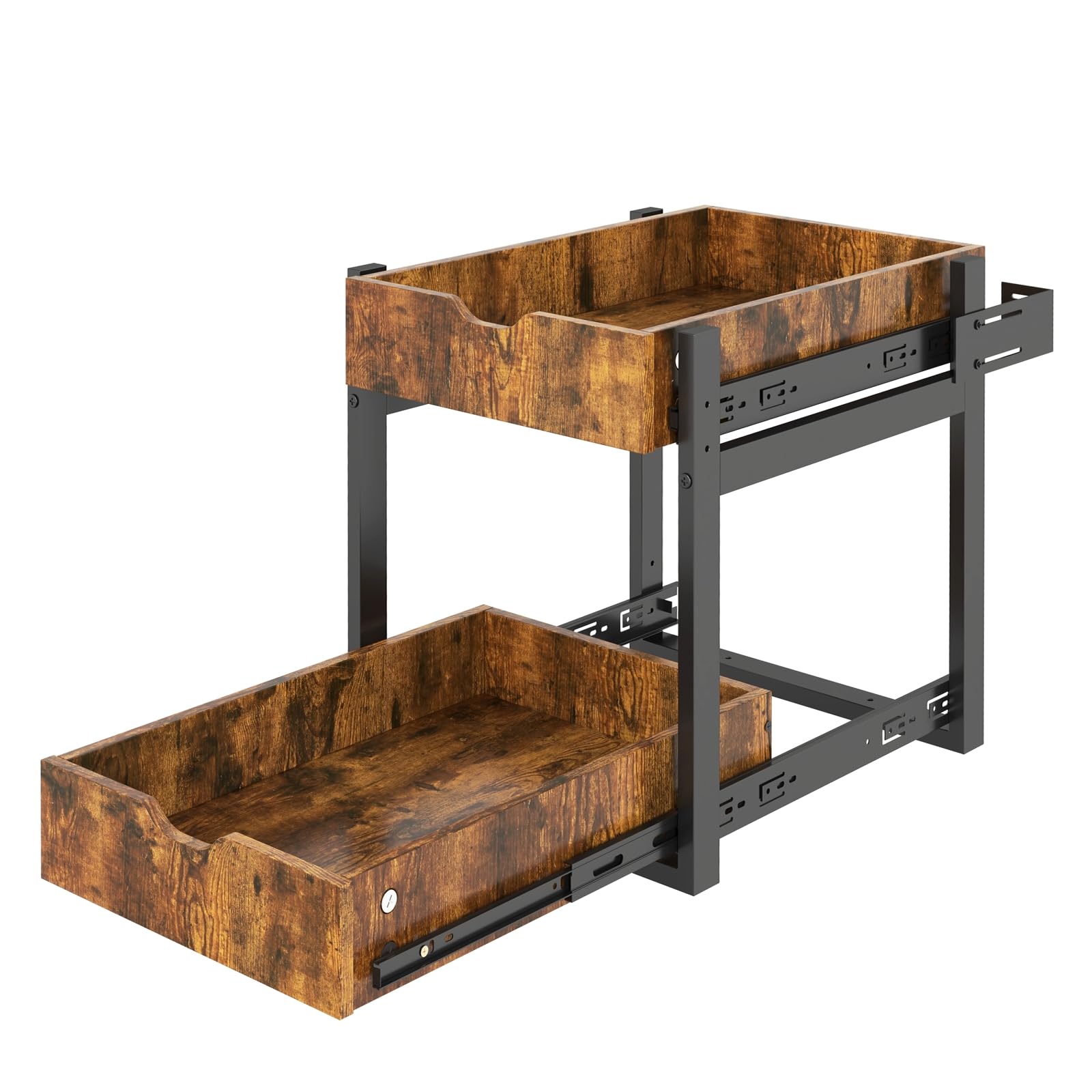 LOVMOR Organizador De Gabinete Extraíble Ajustable De 13.5 Pulgadas De  Ancho X 18.5 Pulgadas De Alto,, image size:1600x1600