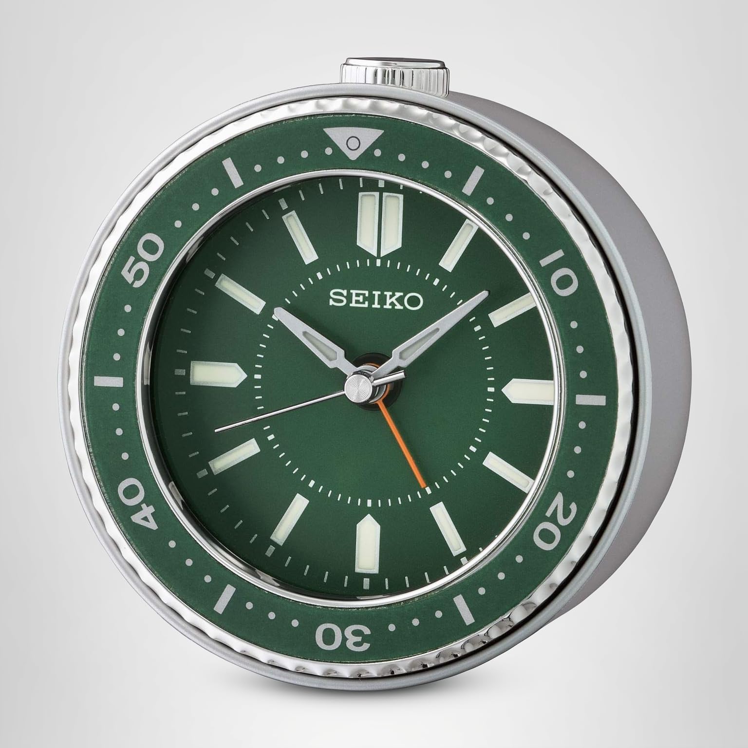 Amazon.com: SEIKO Mai Bedroom Alarm Clock, Metallic Green : Home