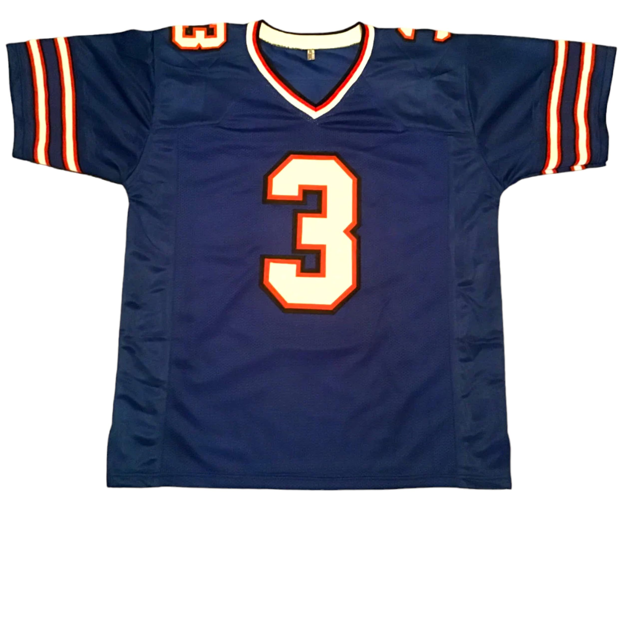 Generic Damar Hamlin Blue Jersey Stitched Custom Football New No Brand/Logos (US, Alpha, Large, Regular, Regular, Blue)