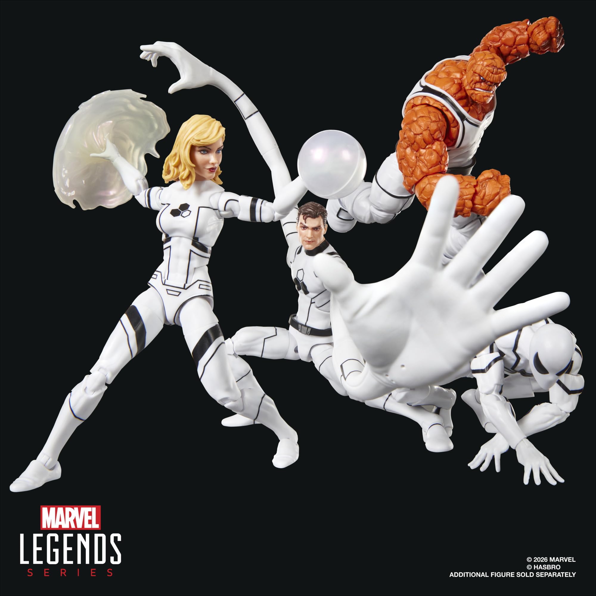 Marvel Legends Series Future Foundation Marvel's The Thing & Marvel's Invisible Woman, 2 von den Fantastic Four Comics inspirierte Action-Figuren zum Sammeln (Skala 15 cm)