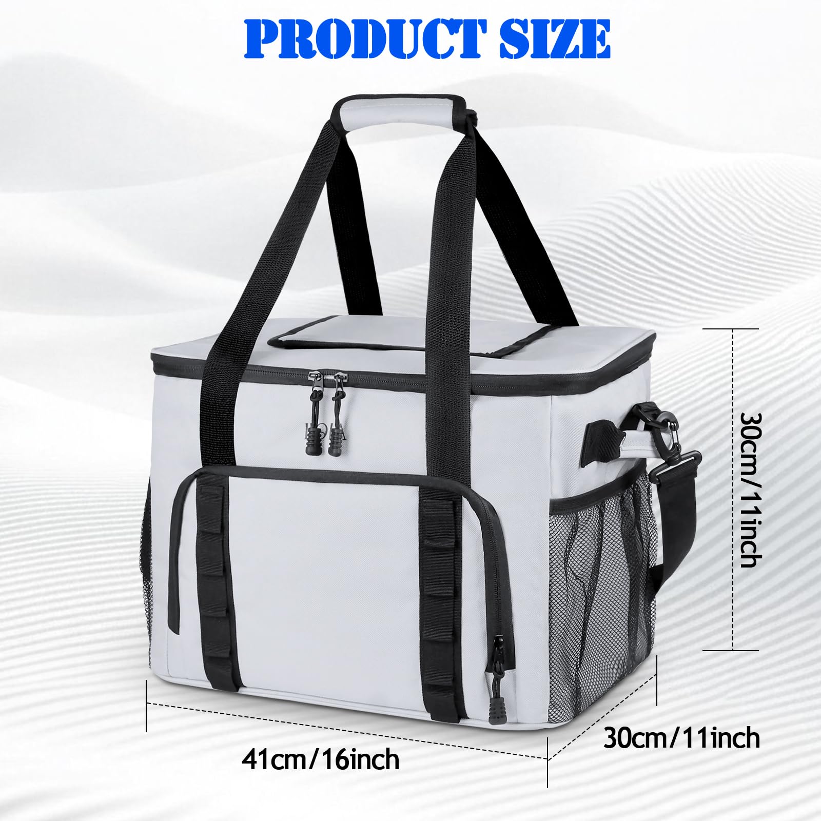 Borsa termica pieghevole grande da 35 lri Borsa termica termica