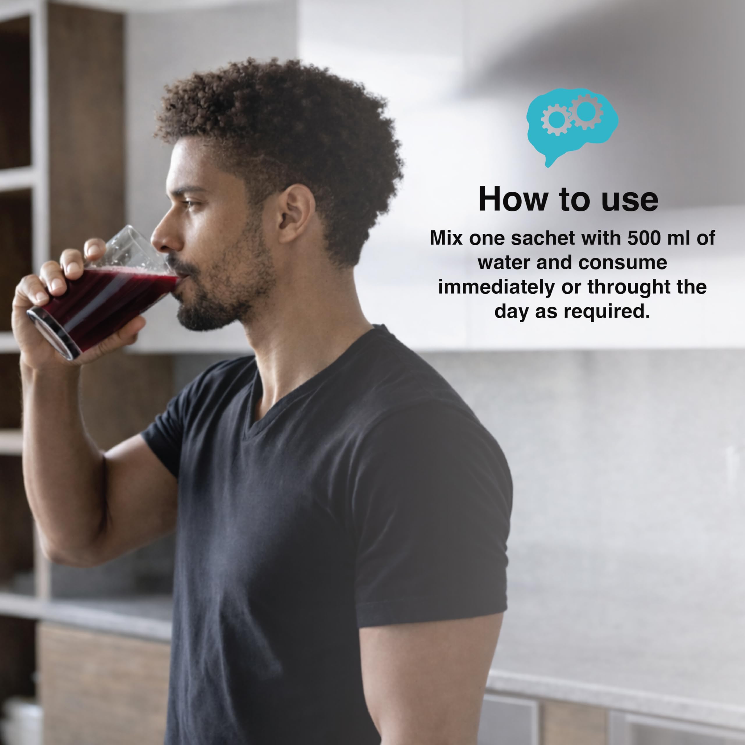 Neura - Clarity+ - Natural Brain Supplement Nootropic for Memory, Focus & Mood - White Peach & Raspberry Flavour - Dosed Lion's Mane Mushroom, Green Tea Extract - 20 Sachets