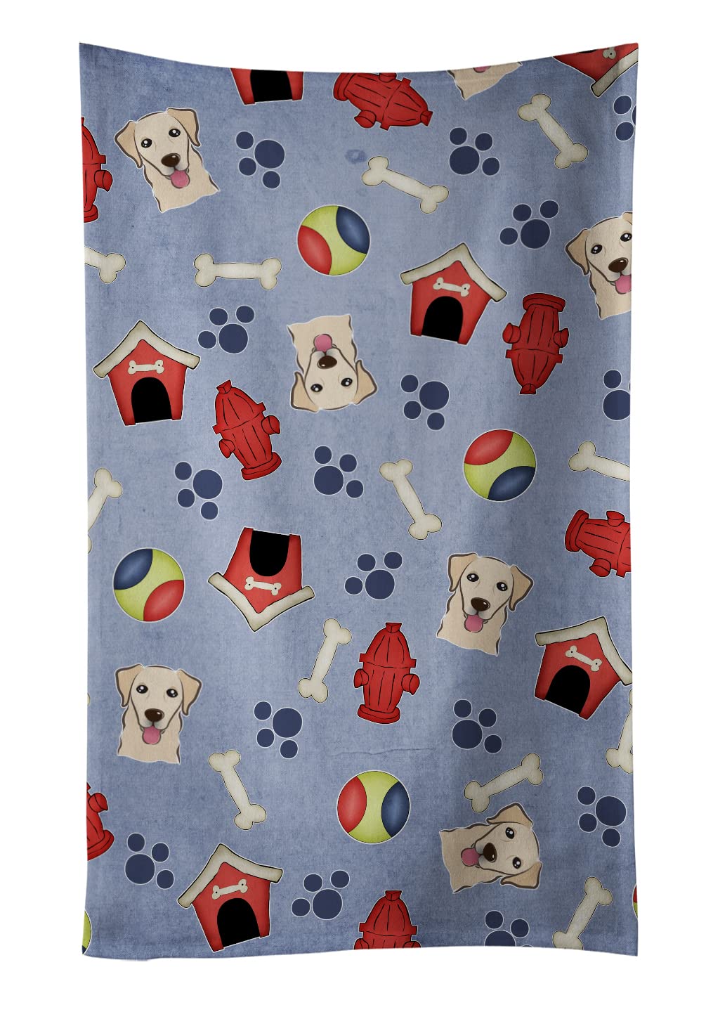 Torchon Golden Retriever en tissu multicolore pour égayer votre cuisine